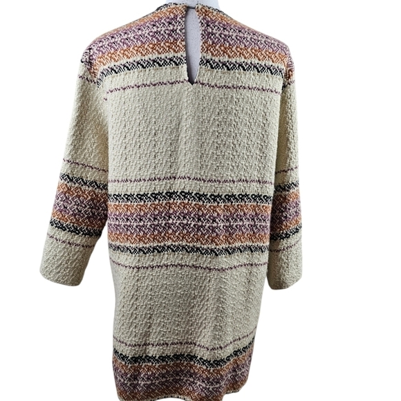 ZARA Boucle Nubby Tassel Sweater Dress in S - Picture 4 of 7